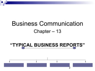types of business reports