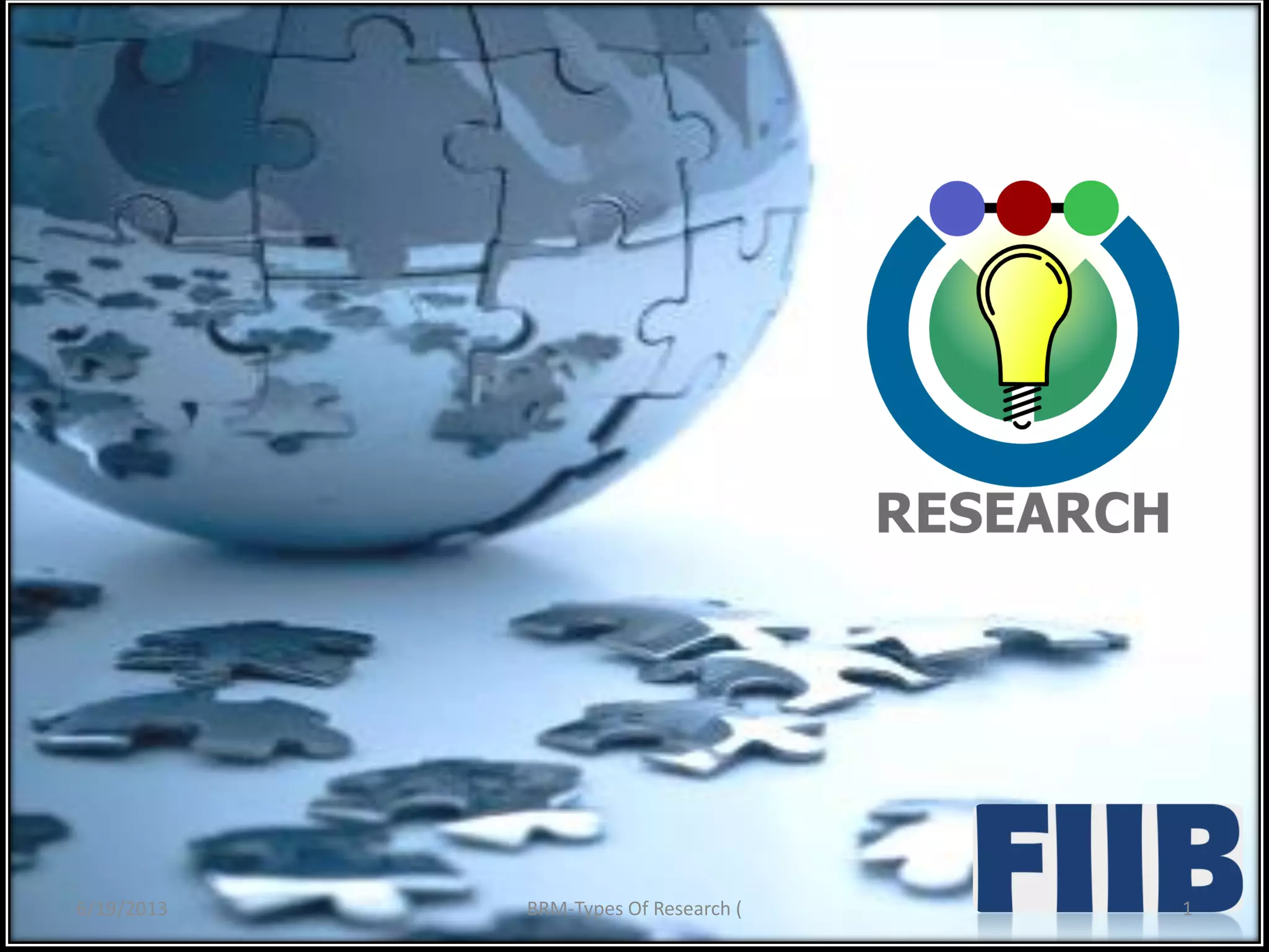 6/19/2013 1BRM-Types Of Research (
 