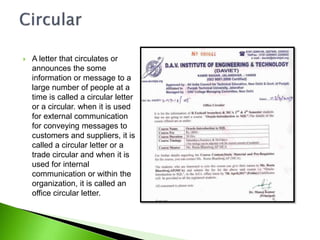 Types of business writing | PPTX