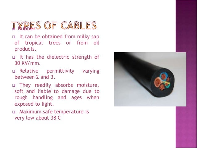 types of cables