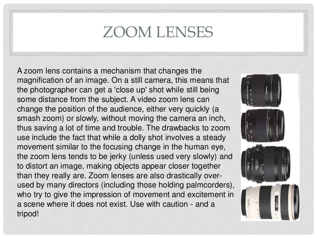 Types of camera angles