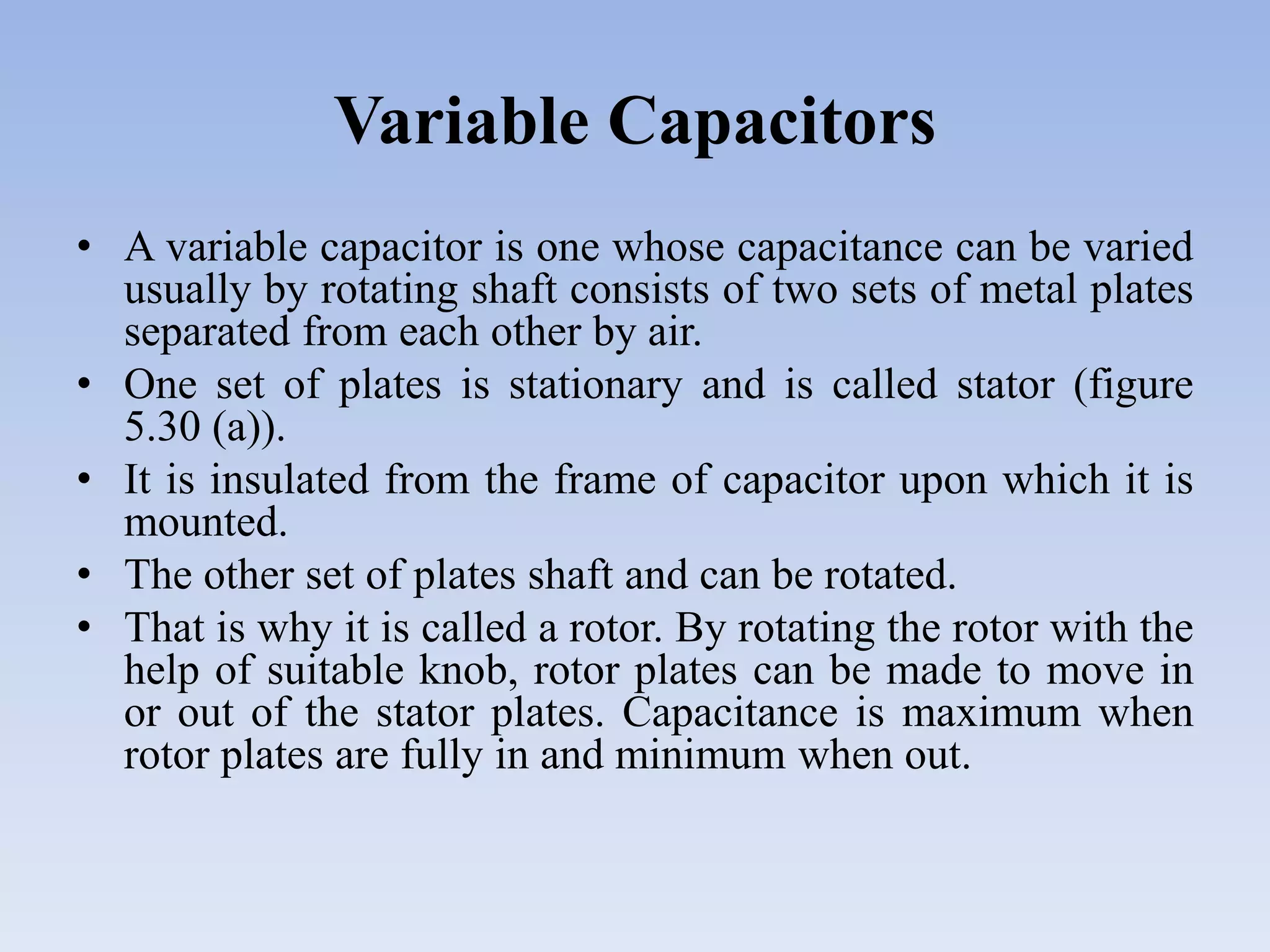 Types of capacitors | PPTX