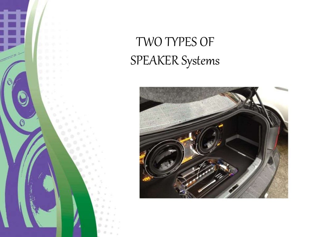 Types of car speakers