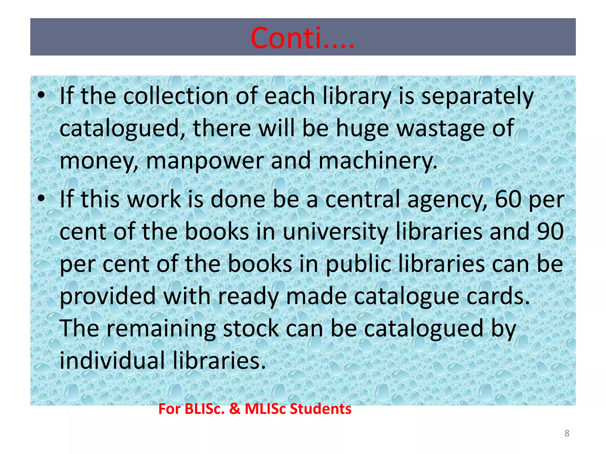 TYPES OF LIBRARY CATALOGUES | PPTX