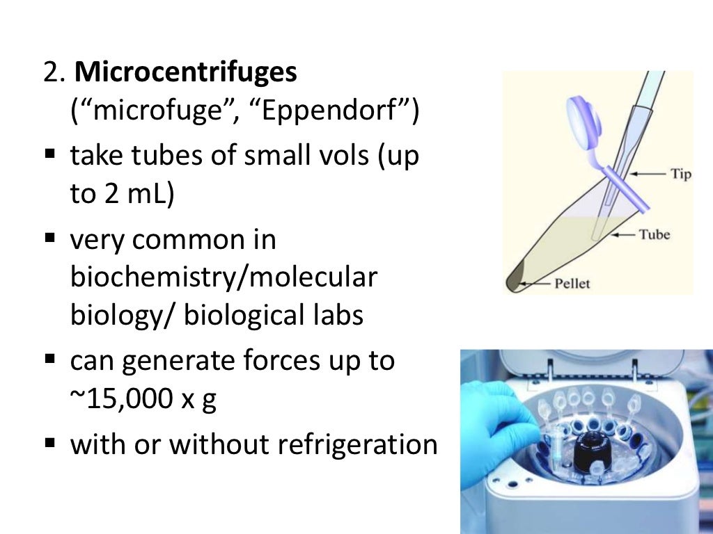 Types of centrifuges