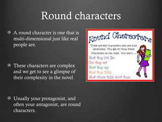 TYPES OF CHARACTERS POWERPOINT PRESENTATION | PPTX