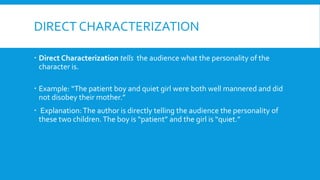 Types of Characters Lesson 2 | PPTX