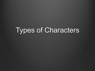 Types of Characters
 