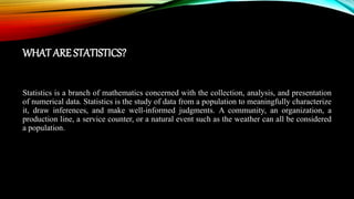 Top 8 Different Types Of Charts In Statistics And Their Uses | PPTX