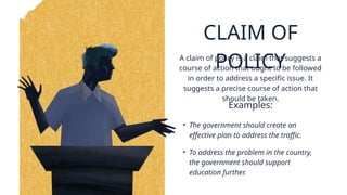 Types of Claims-English 8 Quarter 2 English 8 | PPTX