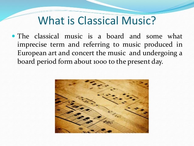 Types Of Classical Music Albert James Burleson