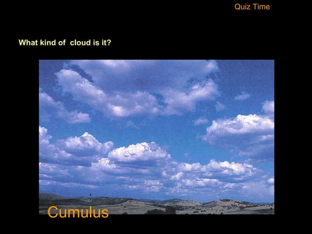 Types of clouds (notes&quiz) | PPT