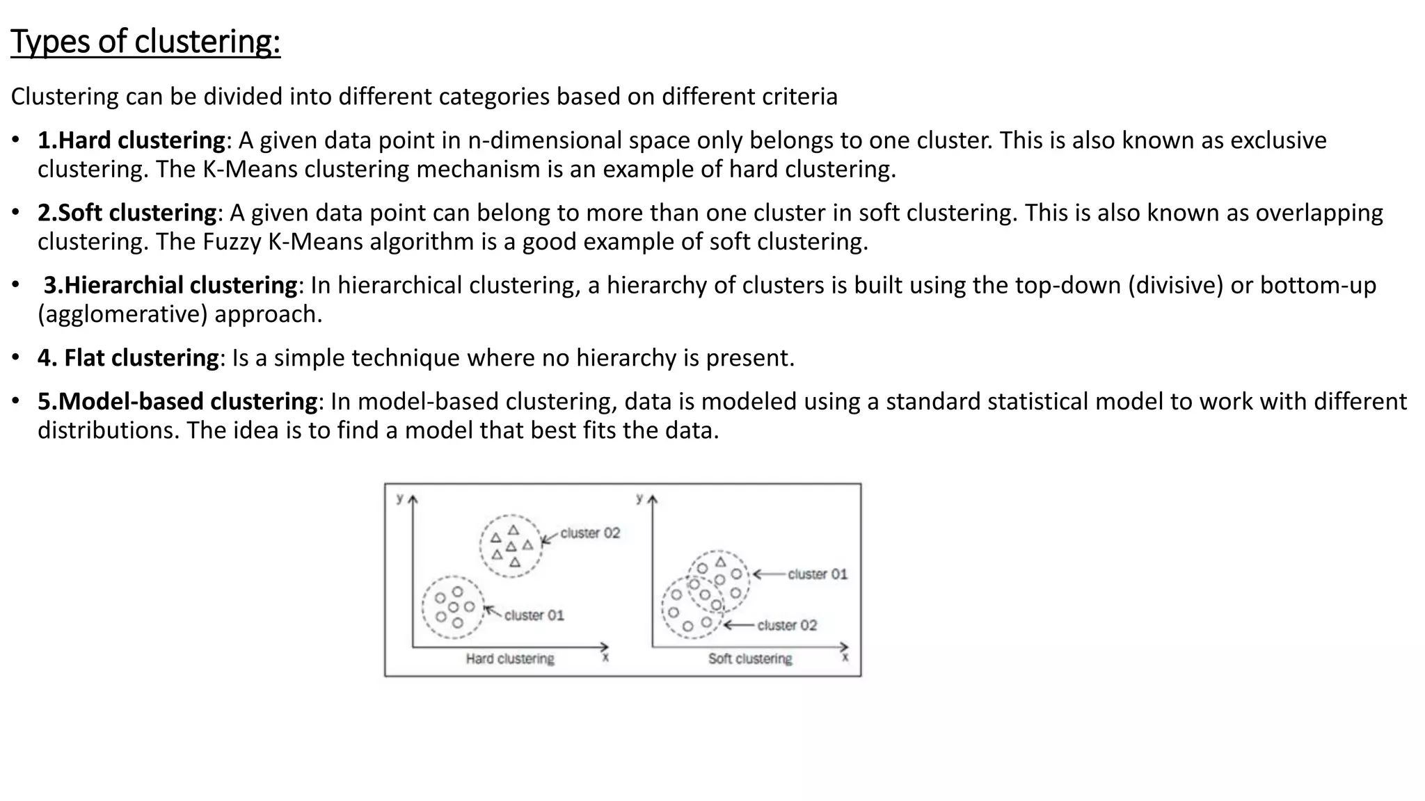 Types of clustering and different types of clustering algorithms | PPT
