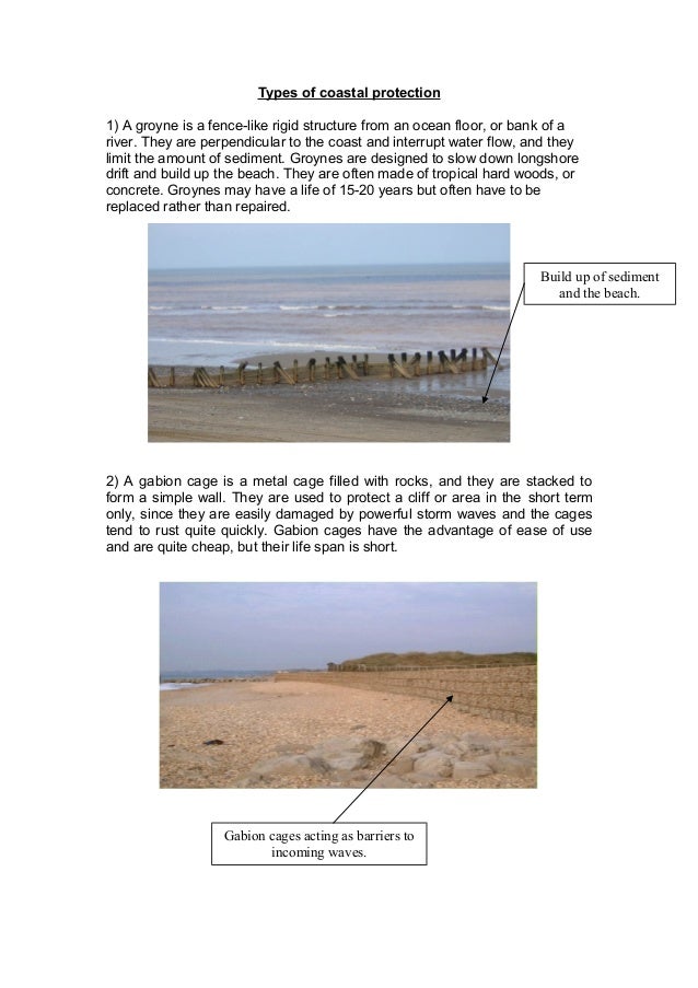 Types of coastal protection
