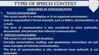 Communication Is Systematic Example TYPES OF COMMUNICATION ACCDG TO CONTEXT.pptx