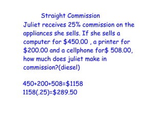 Types Of Commission | PDF