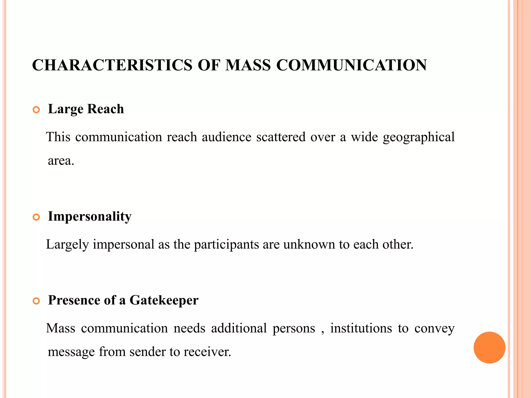 Types of communication