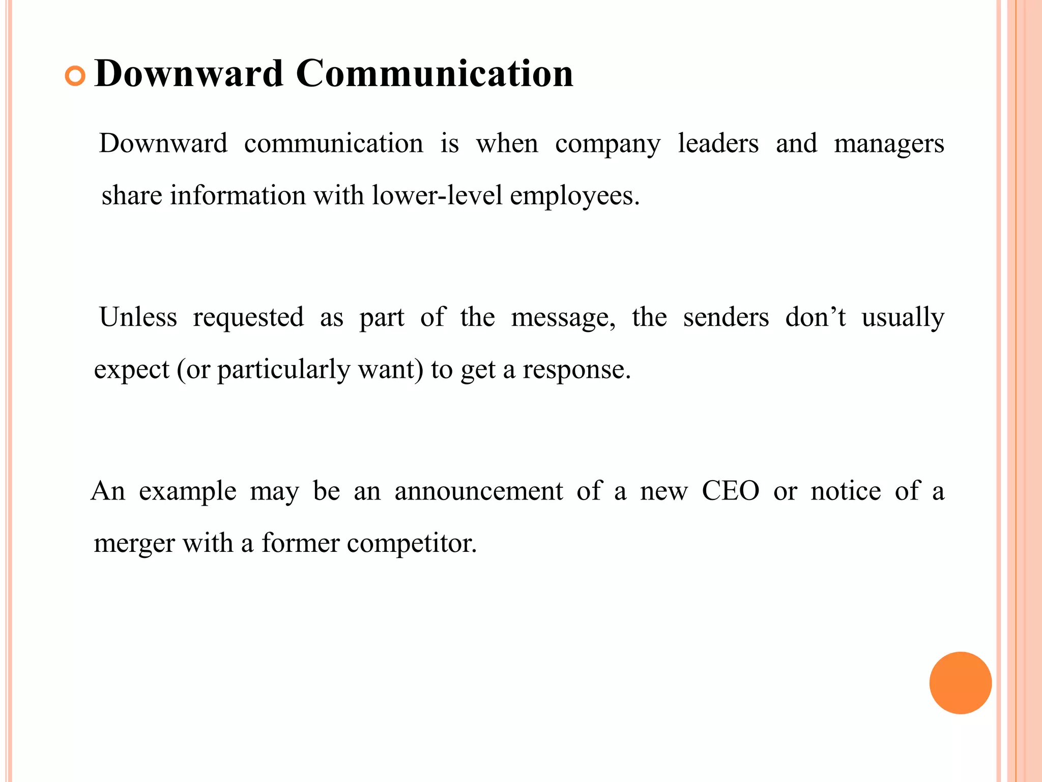 Types of communication