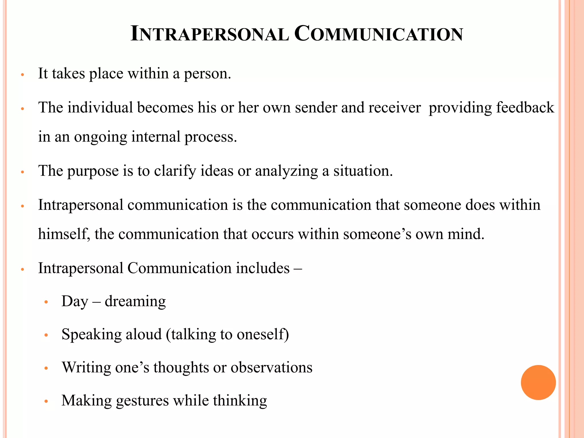 Types of communication