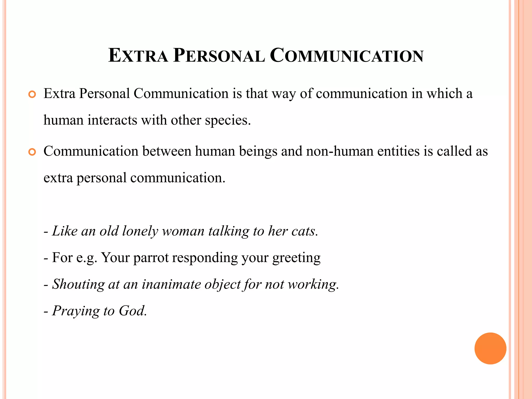 Types of communication