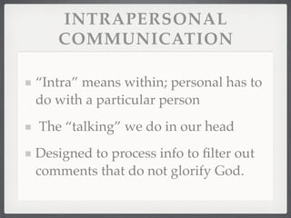 Types Of Communication; P 51 53 | KEY