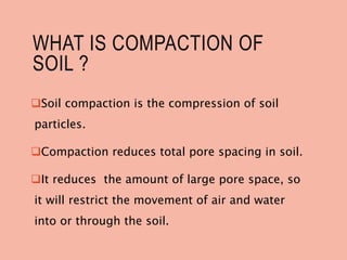 Types of compaction and equipment used for compaction | PPTX