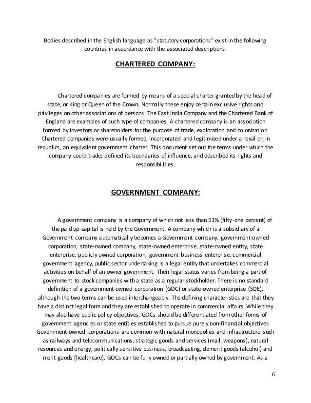 Types of Companies under Company Ordinance 1984