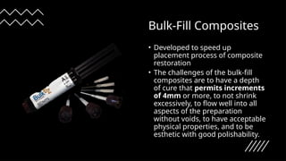 Types of composites used in dentistry 2024 | PPTX