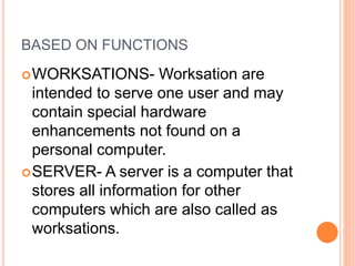 Worksation Comouter With Example TYPES OF COMPUTER.pptx