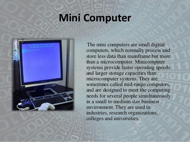 What Is Mini Computer And Types Of Mini Computers