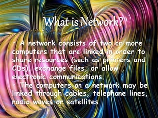 Types of computer networks | PPTX