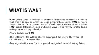 Wan Definitio Computer Science Types of Computer Networks bba 1st sem.pptx