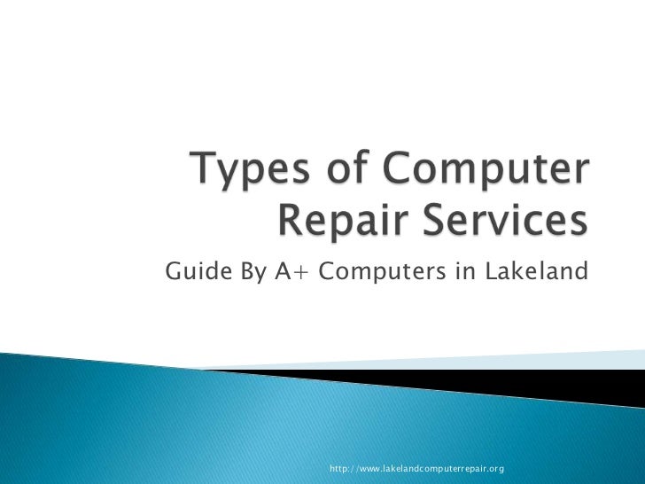 Computer Repair Services in Lakeland