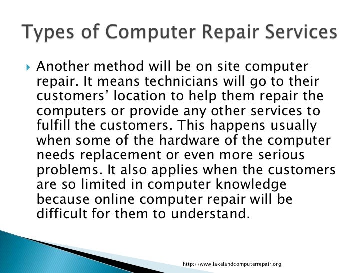 Computer Repair Services in Lakeland