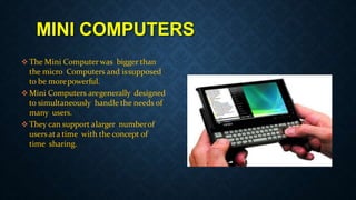 Types of computers | PPTX