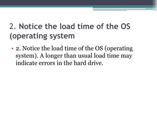 Types of computer system error Slide 31