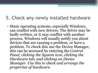 System Issue Types Types of Computer System Errors.pptx