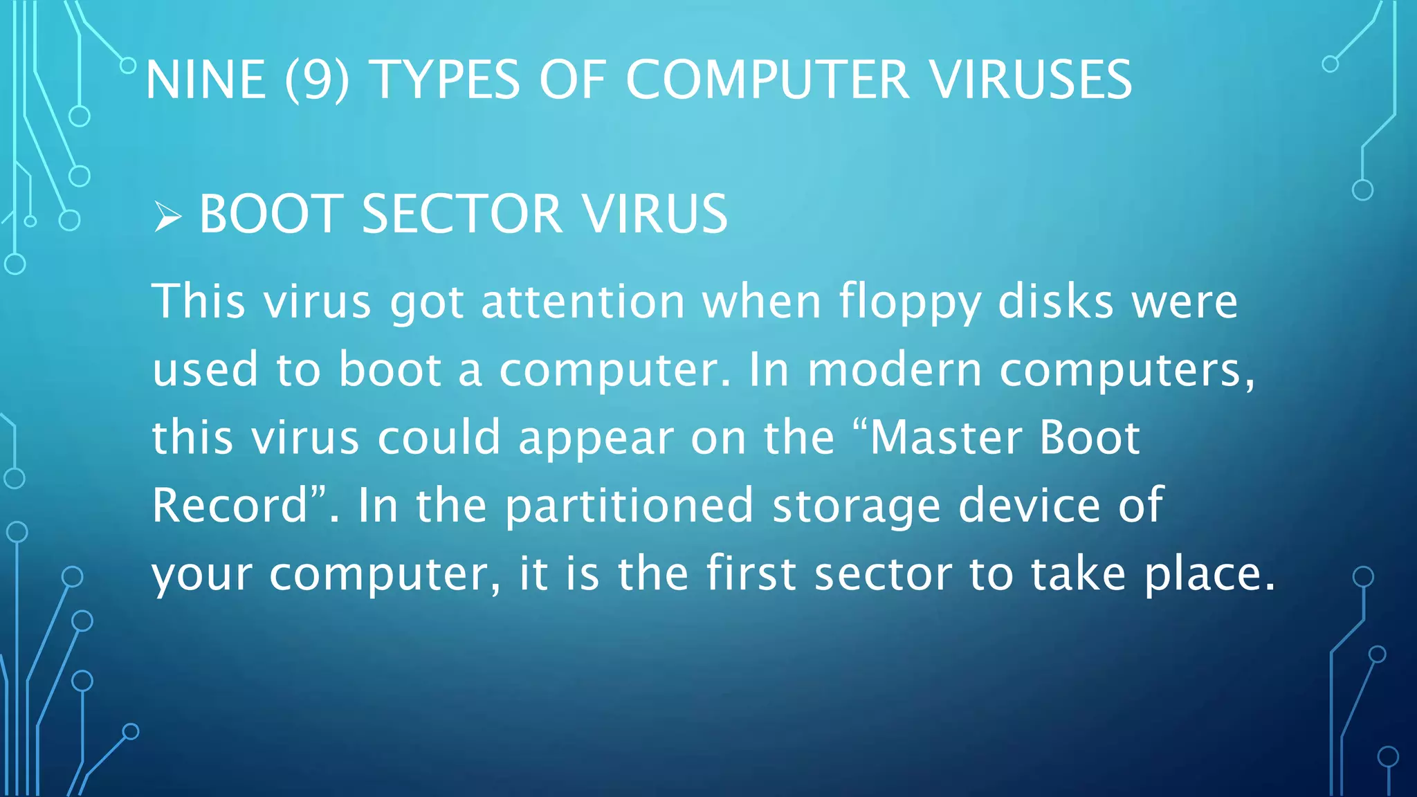 Types of computer viruses | PPTX | Antivirus Software | Computer ...