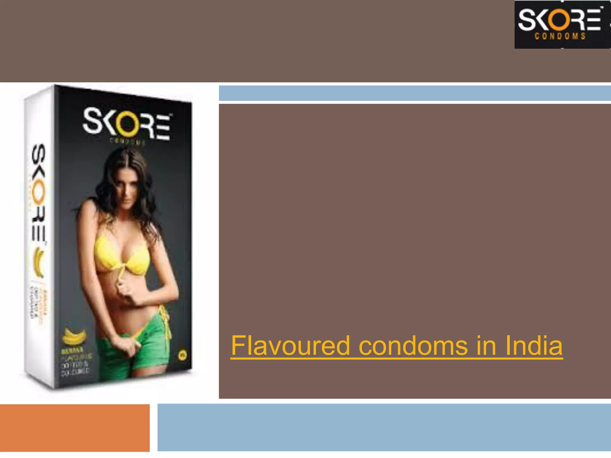 Flavoured condoms in India