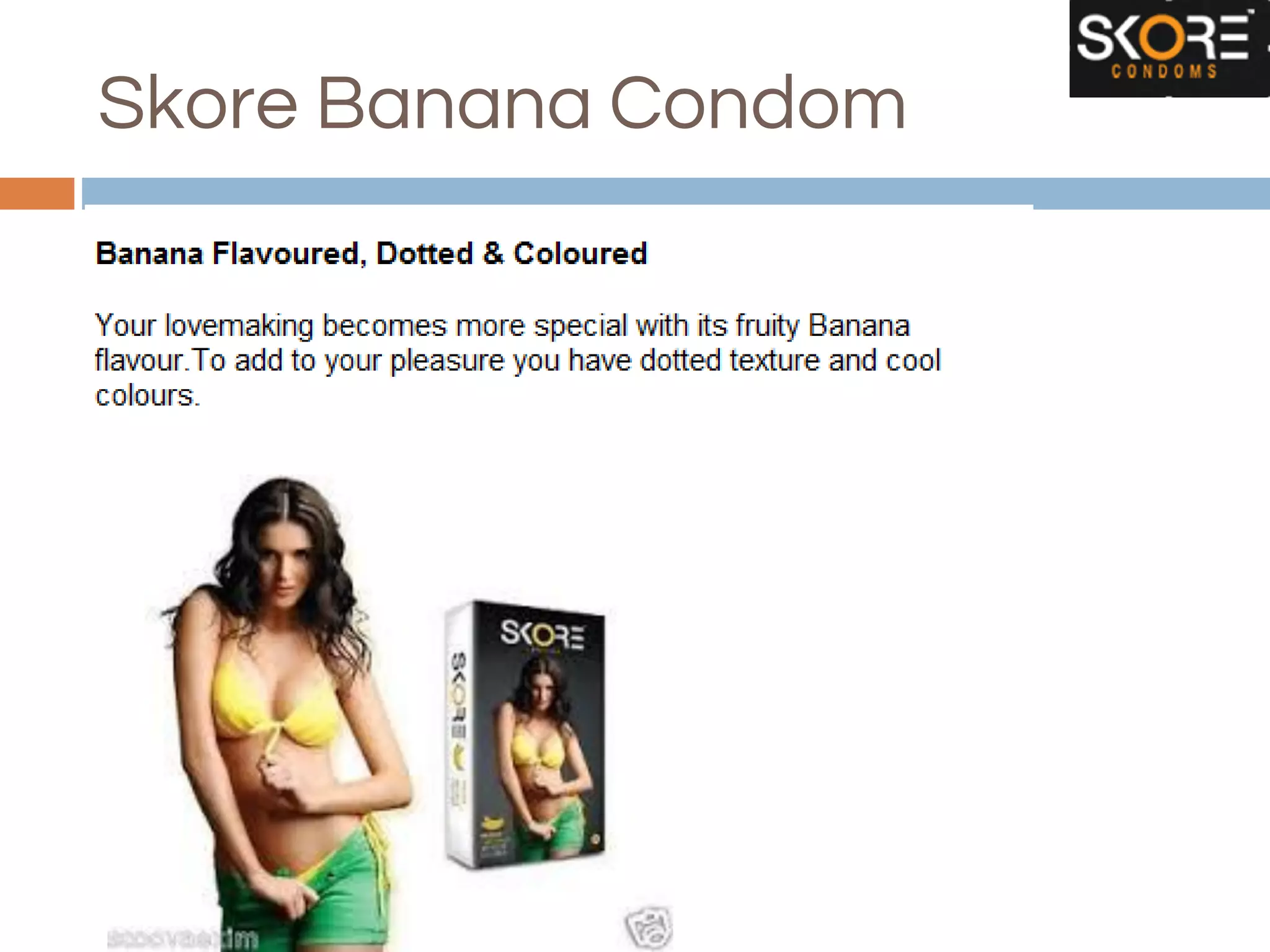 Skore Banana Condom