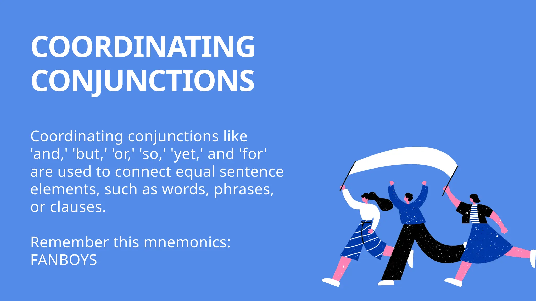 English Grammar: The Types of Conjunctions | PPTX