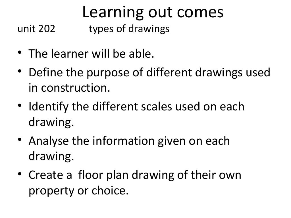 Types of drawings