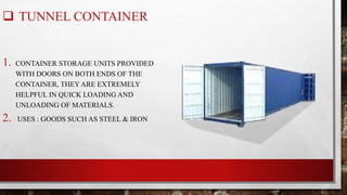 Types of container With all data | PPTX