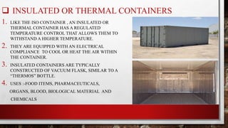 Types of container With all data | PPTX