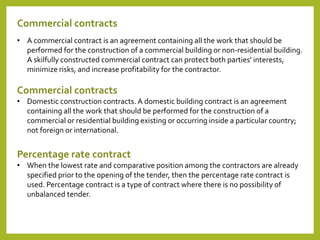 Comprehensive Guide to Types of Construction Contracts and Their ...