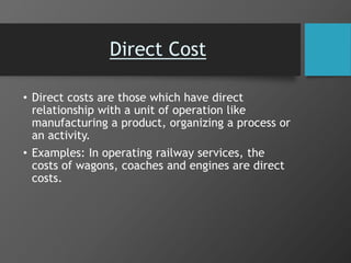 Types of cost | PPTX
