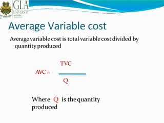 solved average variable cost: first tends to decrease,... Types of Cost-PPT f.pptx