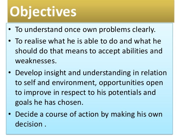 Types of counselling