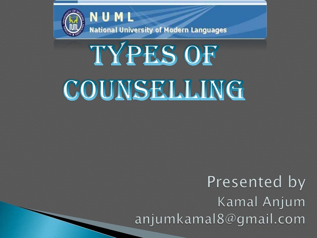 Types of counselling