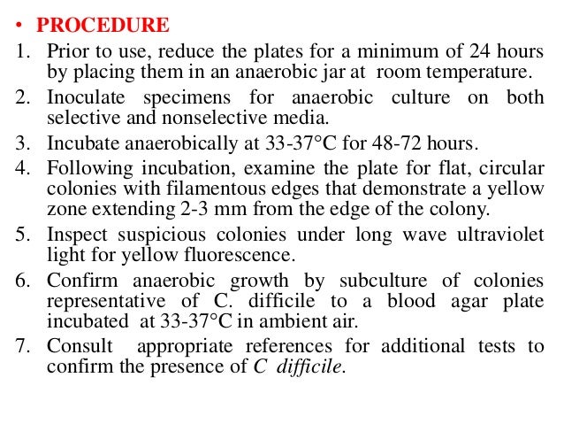 agar composition of n of clostridium media difficile Types culture agar.pptx5